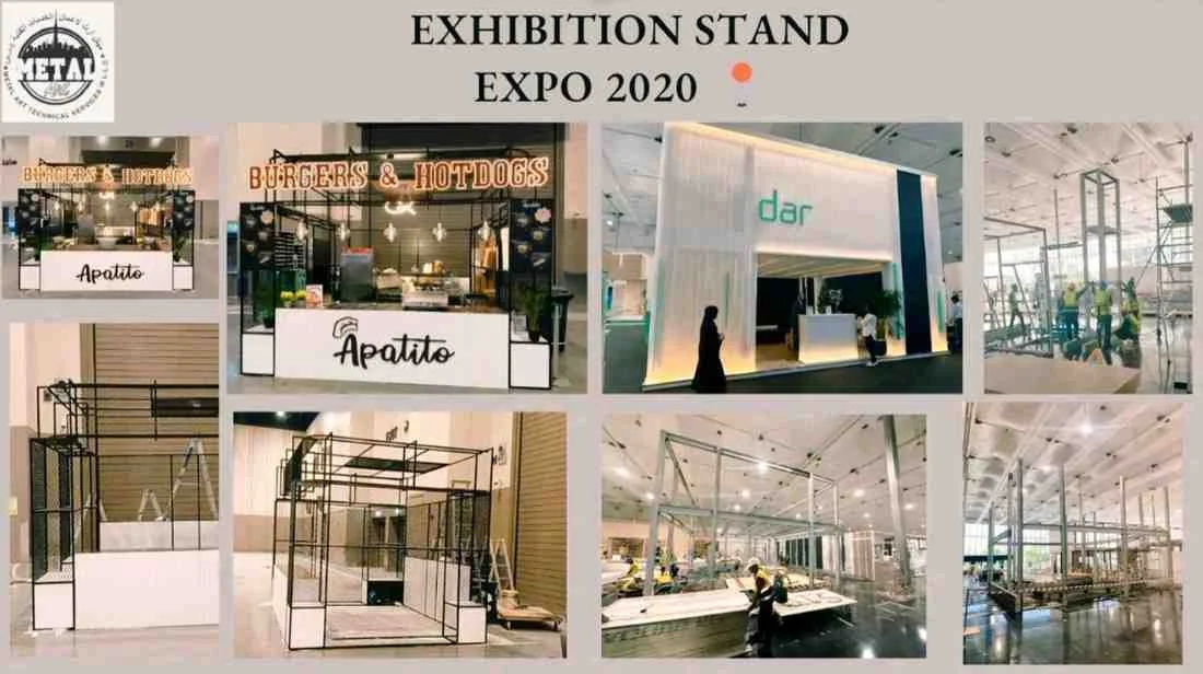 Exhibition stands, Expo 2020 Dubai, Expo 2020 Dubai: photos of the Metal Art DXB build and installation