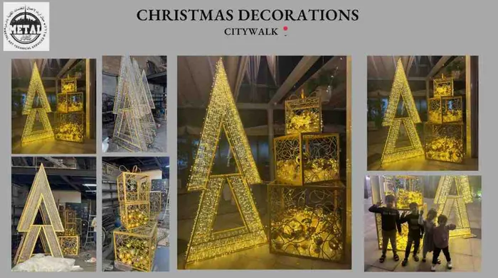 Christmas decorations, City Walk, City Walk, Dubai: Metal Art DXB project