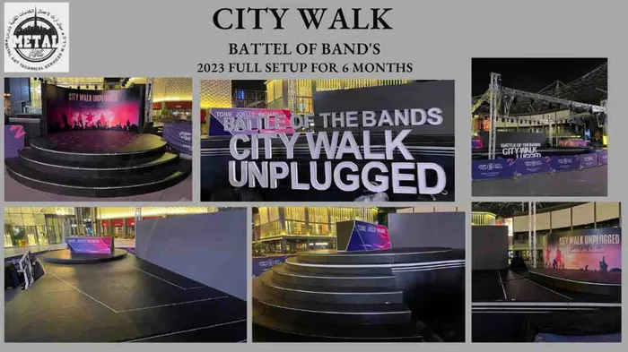 City Walk Battle of the Bands 2023, City Walk, Dubai: Metal Art DXB project