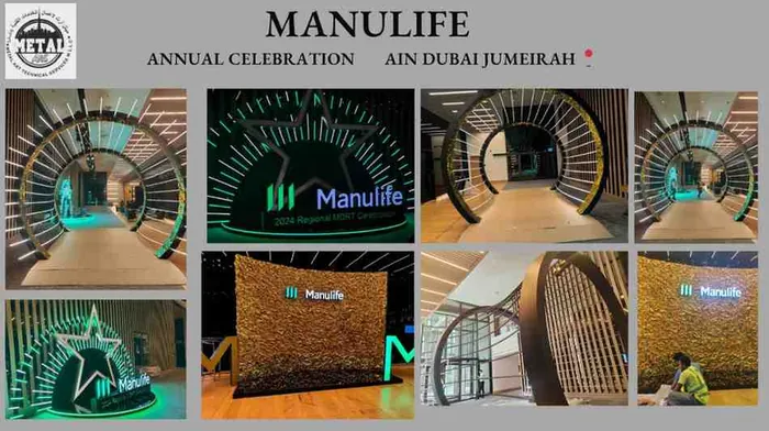 Manulife annual celebration, Ain Dubai: Metal Art DXB project