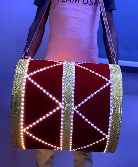 LED lit Ramadan drum prop