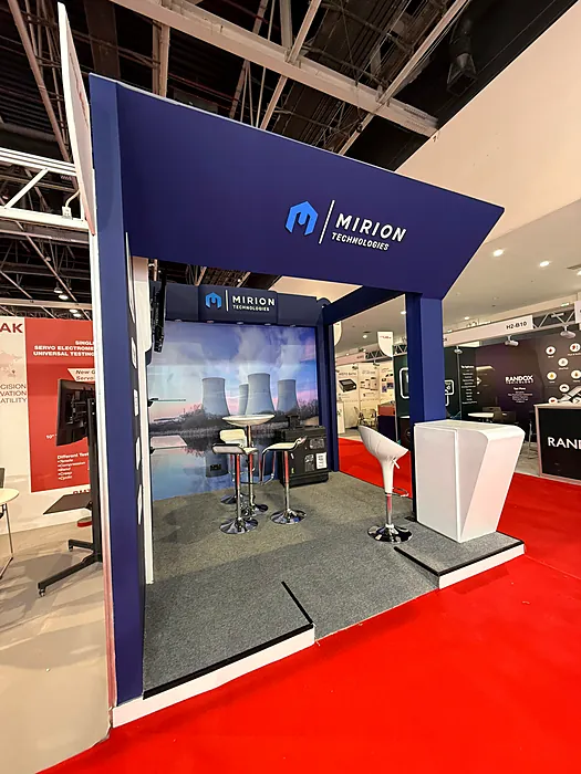 Mirion stand by Metal Art DXB